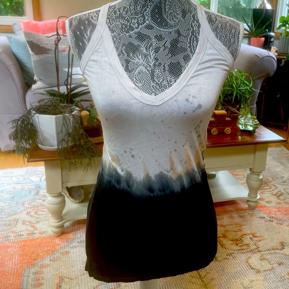 Ombré’ish racer back tank top